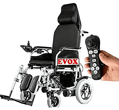 Evox 104R Reclining Electric Wheelchair On Rent